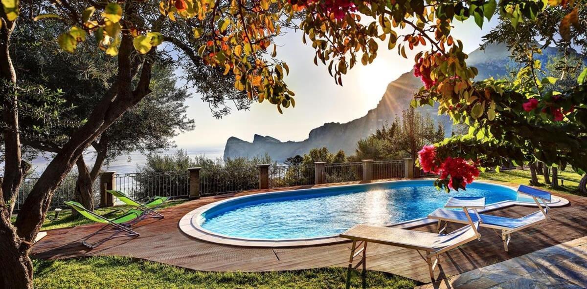 Relais Mamma Mia Sea Views Pool & Terraces Villa Маса Лубрензе Екстериор снимка